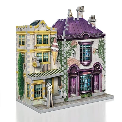 Imagen de Wrebbit3D , Diagon Alley Collection: Madam Malkins &amp; Florean Fortescues (290pc) 3D Puzzle Ages 14+