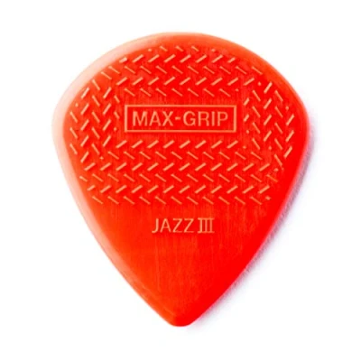 Imagen de JIM DUNLOP Púas Nylon Max Grip Jazz III carbon fiber Saco de 6
