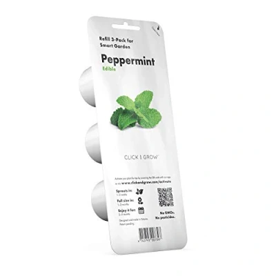 Imagen de Click &amp; Grow, Recambio Cápsulas de Cultivo Menta, Kit 3 Unidades