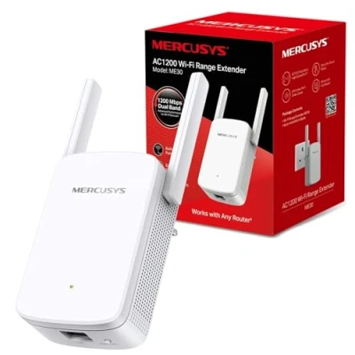 Imagen de ME30 ampliador de red Repetidor Blanco 10, 100 Mbit/s