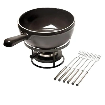 Imagen de Emile Henry Fondue Set Fusain