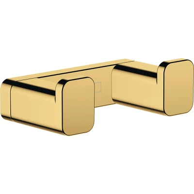 Imagen de hansgrohe AddStoris Percha doble, color oro pulido, 41755990