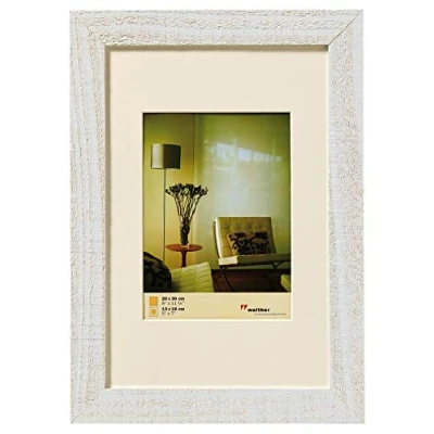 Imagen de Walther Design HO824V Home, Marco de madera, blanco polar, 18 x 24 cm