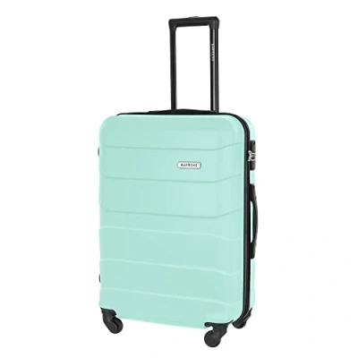 Imagen de BARRENS Maleta Mediana Equipaje de Bodega 66x46x26 cm 60 L Material ABS Alto Impacto Viaje con Cerradura Cipher 4x360 Ruedas rígida Menta