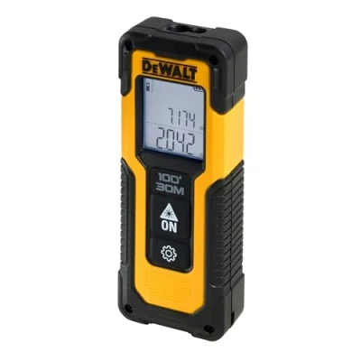 Imagen de DEWALT DWHT77100 XJ Medidor láser de distancia, Rango 0,2 a 30 m, Clase 2, Tolerancia medición: +/ 3 mm / 10 No incluye batería ni cargador