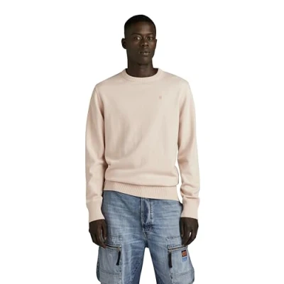 Imagen de G STAR Premium Core Knitted Pullover Sudadera, Beige Whitebait D21931 d563 1603, XXL para Hombre