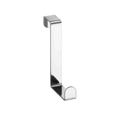 Imagen de WENKO Colgador sobrepuerta 6 unidades acero inox juego de Brillante