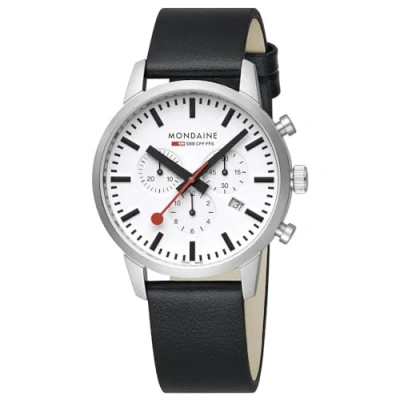 Imagen de Mondaine Reloj Analógico para Hombres de Cuarzo con Correa en Cuero MSD.41411.LBV