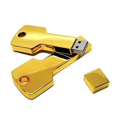 Imagen de Ulticool Llave de Oro 8 GB Key Memoria Almacenamiento Datos USB Flash Pen Drive Memory Stick