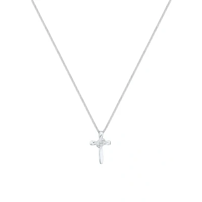 Imagen de Elli Classic Cross Collar silvercoloured, Mujer, Talla: 45, Silver coloured