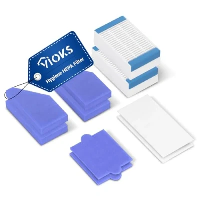 Imagen de Juego de 2 filtros HEPA higiénicos para Thomas Aqua Pet Family Multiclean X10 Aspiradora Aqua+ &amp; + Allergy Multi Clean X8 Parquet Antialérgico