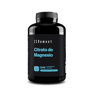 Imagen de Citrato de magnesio Premium 1200mg, los cuales 360mg son elemental por comprimido 240 Comprimidos Veganos Reduce Cansancio y Fatiga, Suplemento Deportivo, Electrolitos