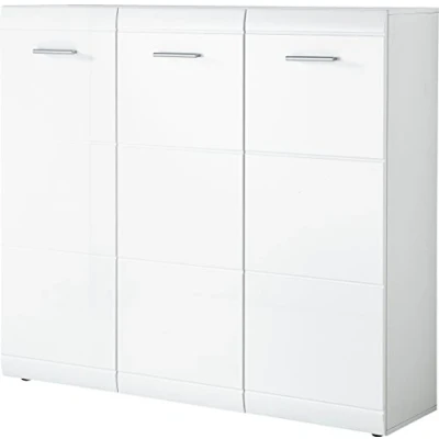 Imagen de GERMANIA DIE MÖBELMACHER GW Adana Schuhschrank Zapatero, Blanco, 134 x 120 36 cm