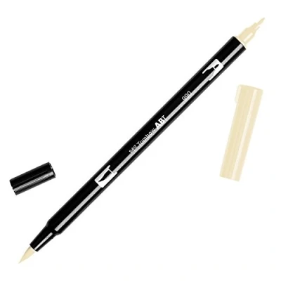 Imagen de Tombow ABT Dual Brush Rotulador Doble Punta Pincel Acuarelable Para Lettering, Dibujo, Pintura, Manga Uso Doméstico y Profesional Color light sand