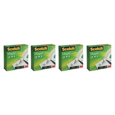 Imagen de Scotch M8101933 Cinta adhesiva (1 rollo, 19 mm x 33 m), mate e invisible