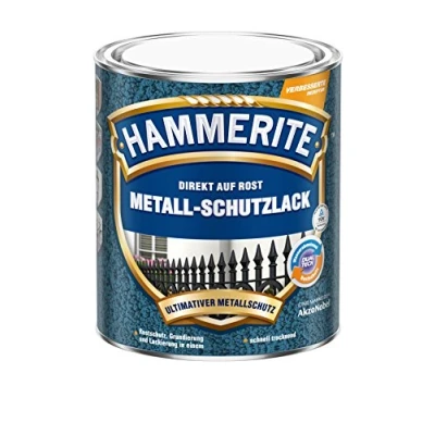 Imagen de HAMMERITE Hammerschlag Barniz protector para metales, color azul oscuro, 750 ml