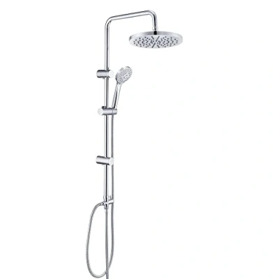 Imagen de JOHO Columna de Ducha sin Grifo Para Baños Set Completo Altura Adjustable Acero Inoxidable con Alcachofa Mano y Cabezal Rociador Lluvia N YTD20cm.