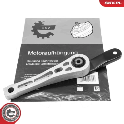 Imagen de ESEN SKV 75SKV334 Soporte de motor posterior Rodamiento Caucho metal Aluminio, 347mm 51mm VOLKSWAGEN: GOLF 5, Touran I, 6
