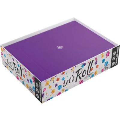 Imagen de Magnetic Dice Tray Rectangular Black/Purple
