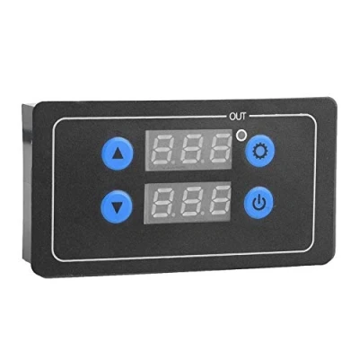 Imagen de DEWIN 12V Módulo Temporizador, Ciclo del Temporizador de Retransmisión Ajustable Retardo a La Conexión Relé Digital Pantalla Temporización Junta DC