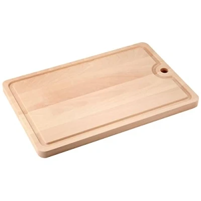 Imagen de Fackelmann Tabla Cocina Rectangular 40X26X2Cm, madera de haya, color natural, 1 ud.