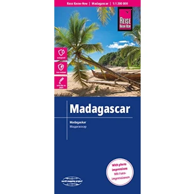 Imagen de Madagascar, mapa de carreteras impermeable. Escala 1:1.200.000. Reise Know How.: reiß und wasserfest (world mapping project) (Madagascar (1:1.200.000))