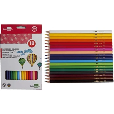 Imagen de Lapices de colores liderpapel caja 18