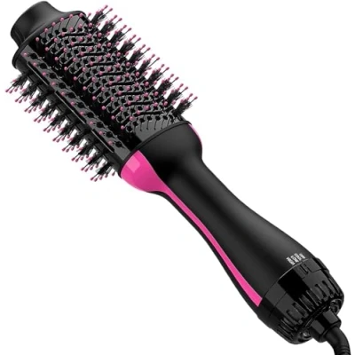 Imagen de SAWOP Cepillo Secador de Pelo, Moldeador Pelo 3 en 1 un Solo Paso y Volumizador Aire Caliente con Barril Titanio Cerámico Antifrizz e Iones