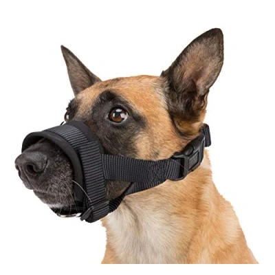 Imagen de TRIXIE Bozal Lazo Nylon, Entrenamiento, XL XXL, Negro, Perro