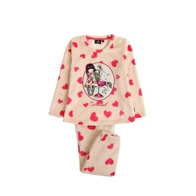 Imagen de GORJUSS Santoro Pijama Manga Larga Calentito Carousel para Niña