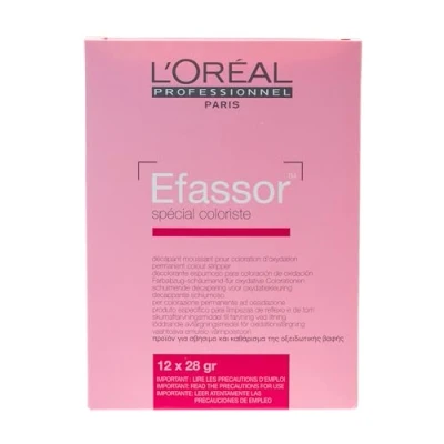 Imagen de L &#039;Oréal efassor, gamuza Détachante profesionales para éliminer los reflejos incompatibles, les falso o sobrecarga. Bolsita de 28 G.