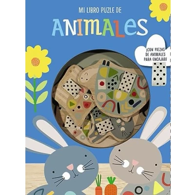 Imagen de Mi libro puzle DE animales (Castellano A PARTIR 0 AÑOS MANIPULATIVOS (LIBROS PARA TOCAR Y JUGAR), POP UPS Otros libros)