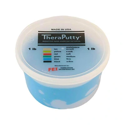 Imagen de CanDo TheraPutty Pasta modelar 450 g Azul (pesada)