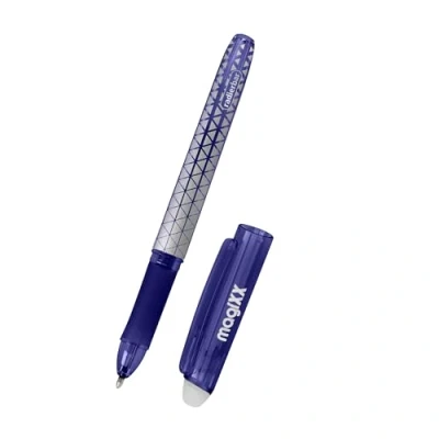 Imagen de Online MagiXX bolígrafo de gel azul con grosor trazo 0,7 mm, borrable para aprender a escribir y la oficina, juego bolígrafos borrables estudiantes, estudiantes