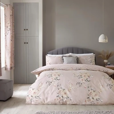 Imagen de Catherine Lansfield Juego de Funda nórdica, Blush, King Duvet Set
