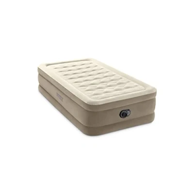 Imagen de Intex 64426ND Materasso Dura Beam Ultra Plush Singolo, con Pompa Elettrica Incorporata, 99x191x46 cm