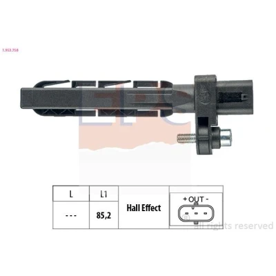 Imagen de FACET 9.0758 Sensor de Cigueñal Made in Italy OE Equivalent BMW: 3 Berlina, 5 1 Hatchback, MINI: Hatchback