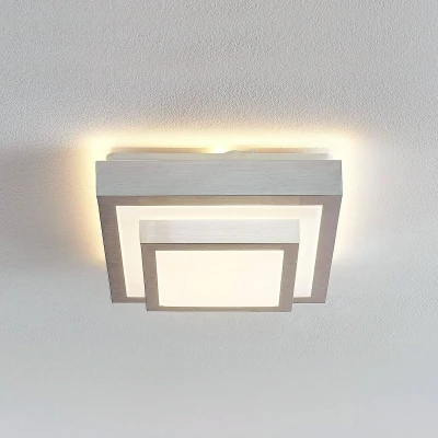 Imagen de LED lámpara de techo &#039;Mirco&#039; (Moderno) en Gris hecho Metal e.o. para Salón &amp; Comedor (1 llama,) Lindby LED, plafón