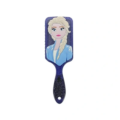 Imagen de Disney Frozen II 3D Silicon Hair Ceprush Elsa the Snow Queen Todos los tipos de cabello