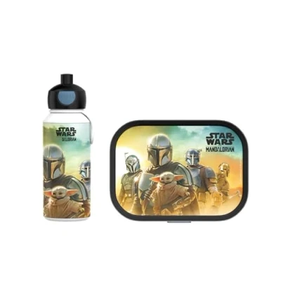 Imagen de Mepal Set de Almuerzo Campus Fiambrera para Niños con Botella Pop up y el Colegio o Llevar Sin BPA 400 + 750 ml Star Wars