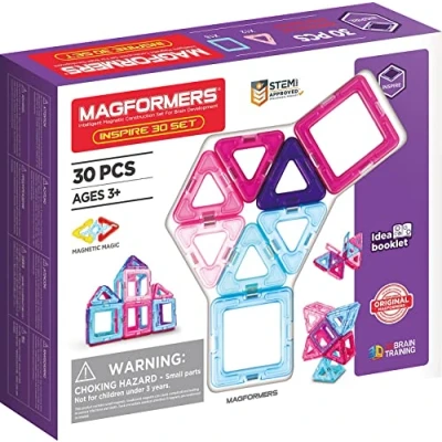 Imagen de Magformers Juego de construcción, 30 Piezas (2042633)