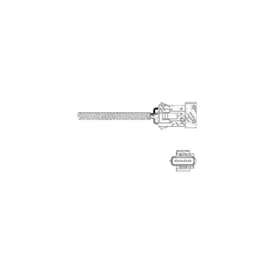 Imagen de DELPHI ES20258 12B1 Sonda lambda plana, térmico PEUGEOT: 308 I Hatchback, 206 207 CITROËN: Saxo C2 Hatchback