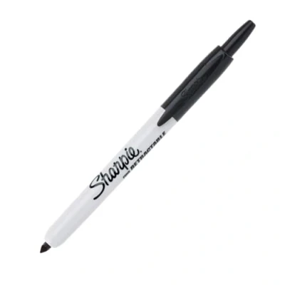 Imagen de Sharpie Rotulador RT, punta redonda, color negro