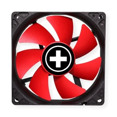 Imagen de Xilence Ventilador de carcasa XPF92.R 92 mm, 3 pines+4 pines, rojo/negro