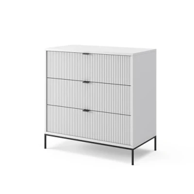 Imagen de Vicco Aparador Eliza, Blanco, 80 x 81.2 cm con 3 cajones