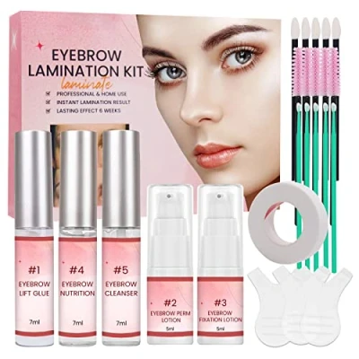 Imagen de HASAIKA® kit de permanencia para cejas, Set Lifting cejas en Fleek, Levantamiento y rizado cejas,gruesas