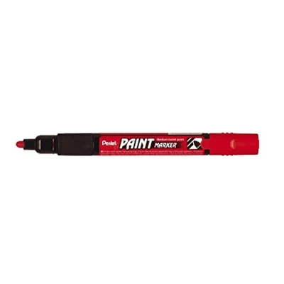 Imagen de Pentel Marcador Pintura Cubierta con Medio Punta Tipo Bala Rojo, Pack Of 1
