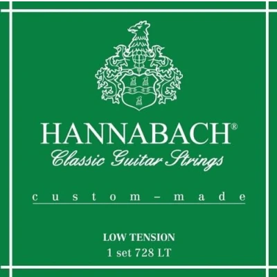 Imagen de Hannabach Cuerdas de guitarra clásica Serie 728 Low Tension Custom Made Juego 728LT
