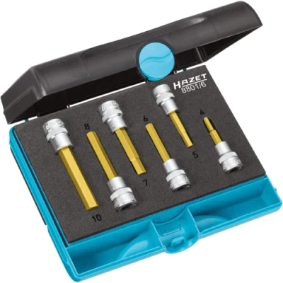 Imagen de HAZET 880 16 Piezas insertables de llave cubo DIN3124, ISO2725 1 Acero cromo vanadio moleteado