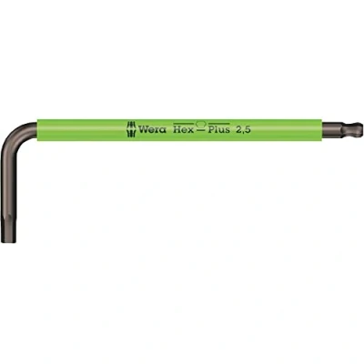 Imagen de Wera 950 SPKS Llave acodada Multicolour, metrica, 2.5 mm